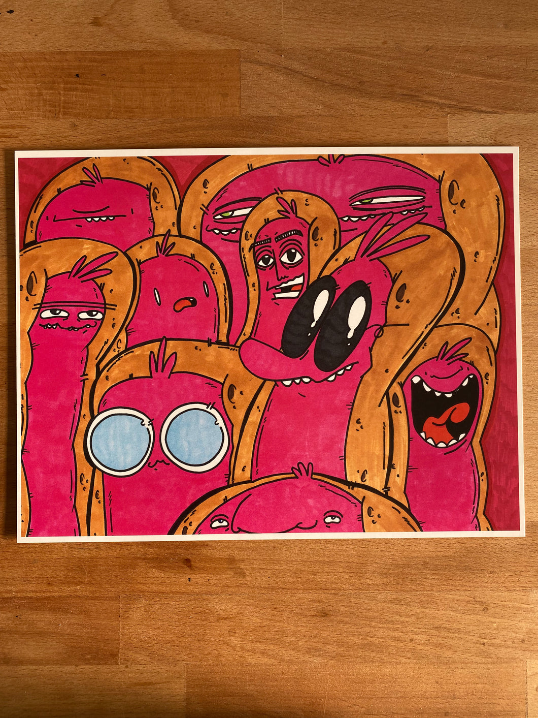 9 DAWGS’ IN THE RED (print)